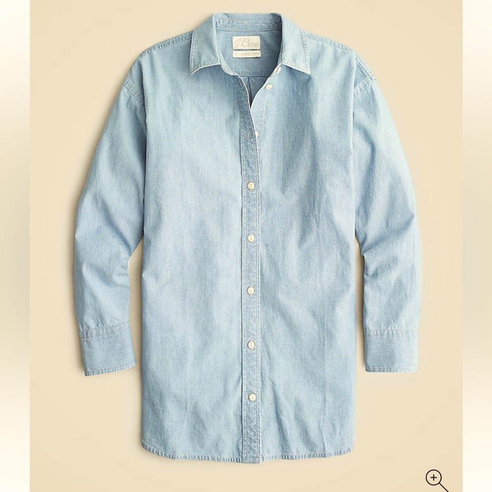 J. Crew Relaxed fit Chambray shirt in 00P
